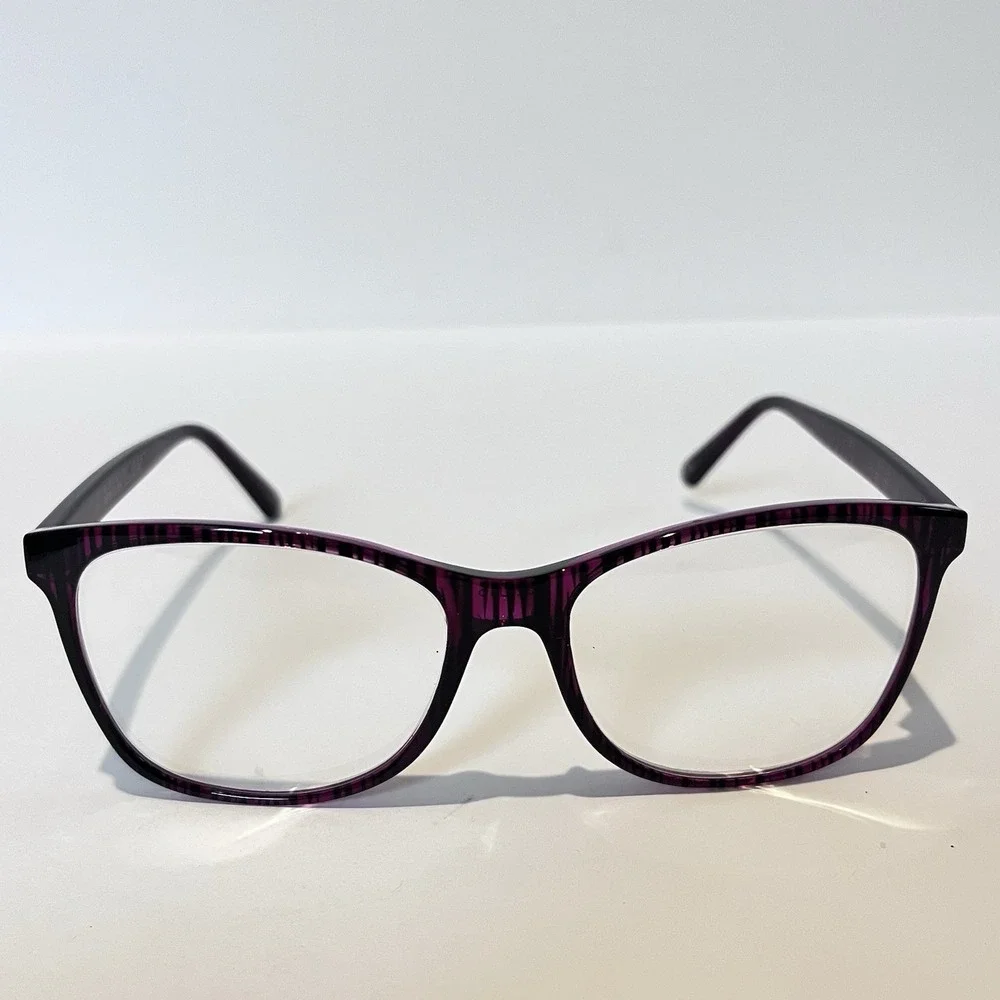Eyeglasses Frame‎ WP8101 PU Women's Purple Plastic Full Rim Square 52-15-135